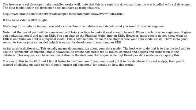 Databases: Oracle Creating ER Diagrams and Data Dictionaries (6 Solutions!!) смотреть онлайн