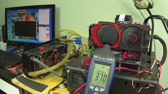 Noise Test MSI GTX 960 Gaming - Furmark with Fan Auto смотреть онлайн