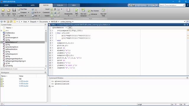 How to plot and edit multiple graphs in same figure in MatLab смотреть онлайн