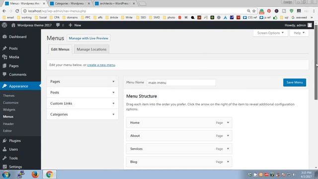 Wordpress : add category to menu смотреть онлайн