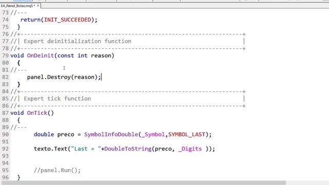 Como Criar Painel com Botões para MetaTrader 5 | MQL5 смотреть онлайн