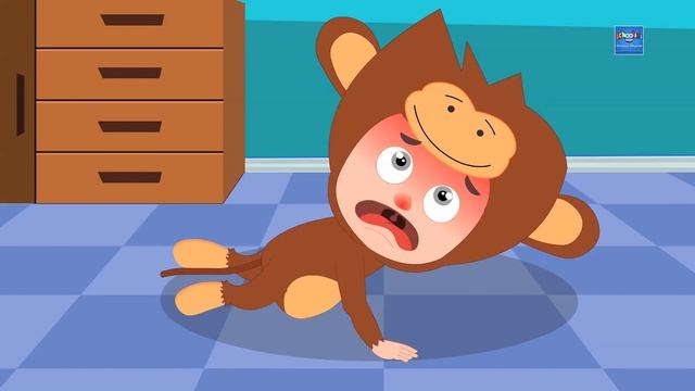 Five Little Monkeys Jumping On The Bed | Kids Rhymes | Nursery Rhymes
