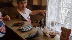 Копчение рыбы в тандыре.