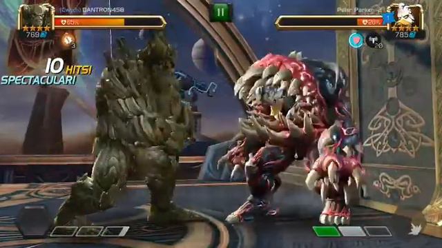 Marvel Contest of Champions. King Groot Vs Venom the Duck смотреть онлайн