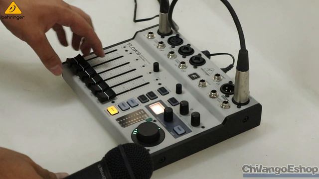 MEZCLADORA DIGITAL DE 8 CANALES BEHRINGER FLOW8 CHILANGOESHOP смотреть онлайн