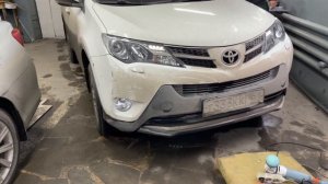 Тойота раф 4 замена света на лед - 79181112002