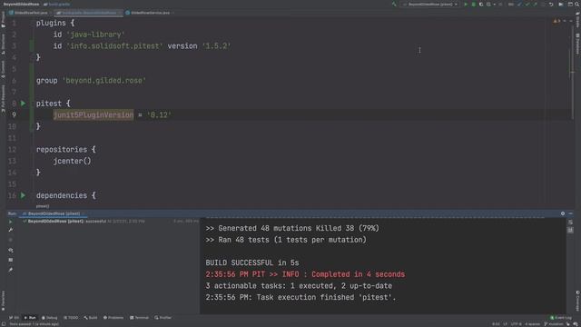 Mutation Testing Tutorial with PITest in Java смотреть онлайн