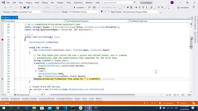Connecting with Drive Api with dot .net core [1/2] смотреть онлайн