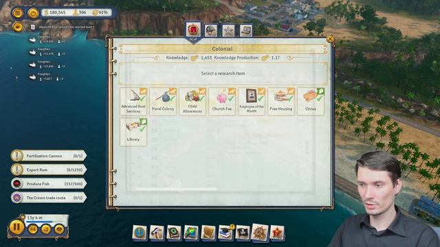 Tropico 6 Caribbean Skies: Terraforming full playthrough + win with gameplay смотреть онлайн