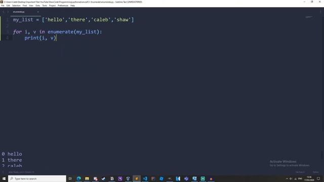 Python Enumerate - Python Advanced Tutorial #3 смотреть онлайн