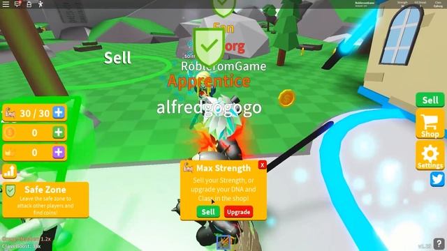ПОЛУЧИЛ КЛАСС КИБОРГ В СИМУЛЯТОРЕ ЛАЗЕРНОГО МЕЧА! ИГРА БЕЗ ДОНАТА! ROBLOX Saber Simulator смотреть онлайн