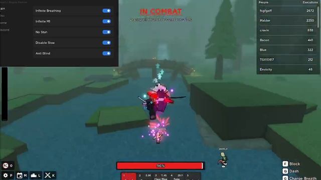 [ROBLOX] Rogue Demon Script InfiniteBreath AntiBlind Autokick Nostun InfiniteM1 DisableSlow And Mor смотреть онлайн