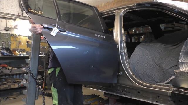 BMW 3. Body repair. Ремонт кузова. смотреть онлайн