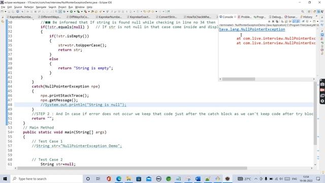Null Pointer Exception In Java смотреть онлайн
