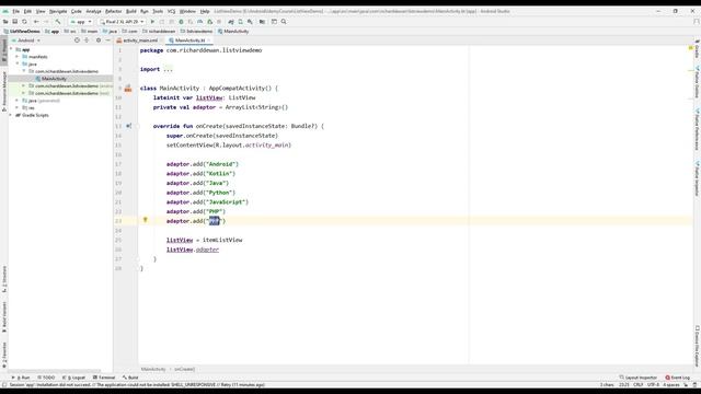 ListView | RxJava | RxAndroid | Kotlin : Android ListView смотреть онлайн