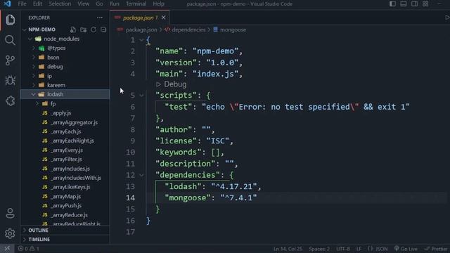 23. Package Dependencies | The Express.js Course 2023 | English смотреть онлайн
