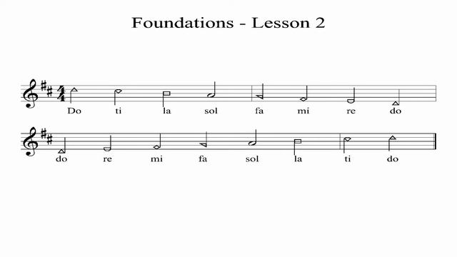 Foundational Skills Solfege - Lesson 2 смотреть онлайн