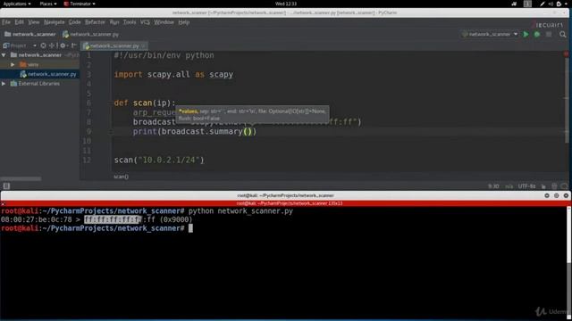 Курсы по программированию на python Часть 21 (Объединяем фреймы в широковещательные пакеты) смотреть онлайн