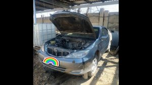 Toyota Camry XV30. Двигатель 2AZ FE. Не без приключений. Потёк антифриз, причина ясна.