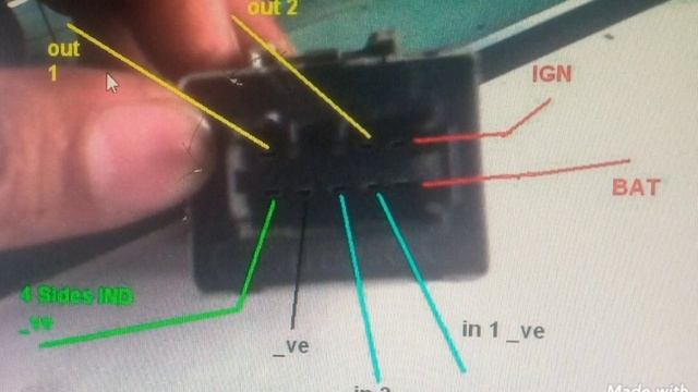 Toyota Corolla 2005 Turn Signal Flasher Relay 8 pin wiring Digram смотреть онлайн