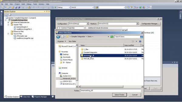 Интеграция MATLAB и Microsoft Visual Studio с помощью MATLAB Compiler