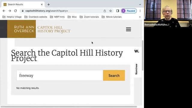 Capitol Hill Village Memoirs Group, The Overbeck Oral History Project смотреть онлайн