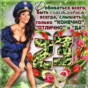 С 23 Февраля! Желаю мирного неба над головой?