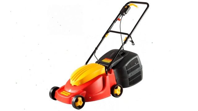 Электрическая газонокосилка, 38см, 1300Вт, 2900об/мин (Grinda) обзор GLM-38 смотреть онлайн