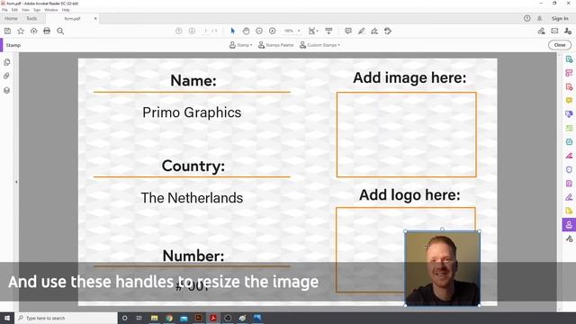 Add image or logo in a PDF file (Acrobat Reader) смотреть онлайн