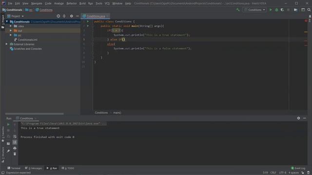 Java Conditionals смотреть онлайн