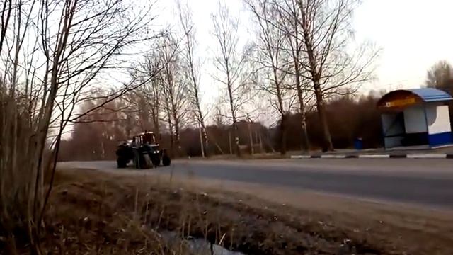 МТЗ–1221с МЖТ везёт навоз жидкий! смотреть онлайн