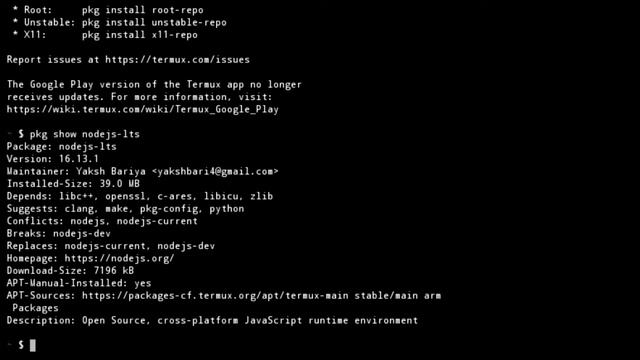 How to install Node JS and NPM in android phone in termux in hindi | #nodejs #npm #termux смотреть онлайн