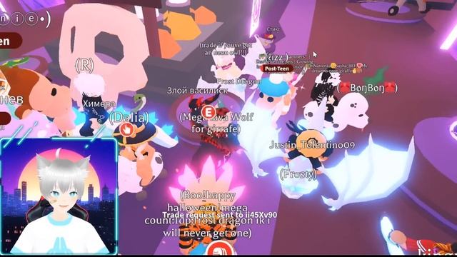 ТРЕЙДЫ НА МЕГА LAVA WOLF В АДОПТ МИ РОБЛОКС TRADE NEDA LAVA WOLF ADOPT ME ROBLOX ЧТО МНП ДАЛИ смотреть онлайн