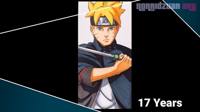 Drawing Uzumaki Boruto in 12, 17, 40, 80 Years Old | Timeskip | ボルト | ナルト смотреть онлайн