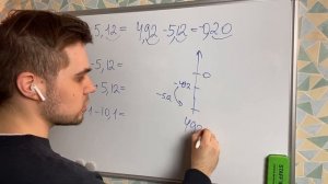 ОТРИЦАТЕЛЬНЫЕ десятичные ДРОБИ // Сложение и вычитание // math_dolgachev