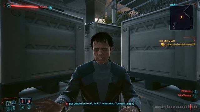 Expose the lying doctor with High intelligence - Cyberpunk 2077 смотреть онлайн
