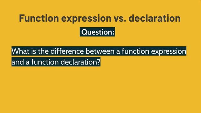 Cracking the JavaScript Coding Interview (Part 3) Question: Function Expressions vs. Declaration смотреть онлайн