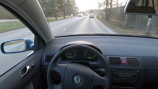 Skoda Fabia Combi 1.4 2007 POV TEST DRIVE