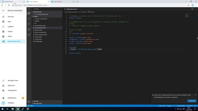 OLD - Home Assistant - Enable Themes смотреть онлайн