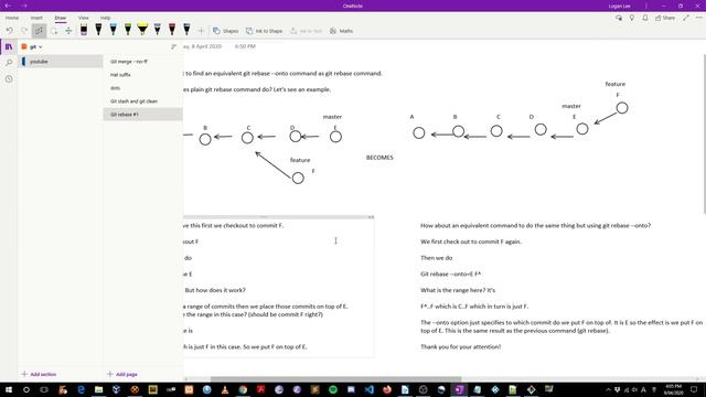 Using git rebase onto command to do what git rebase command does смотреть онлайн