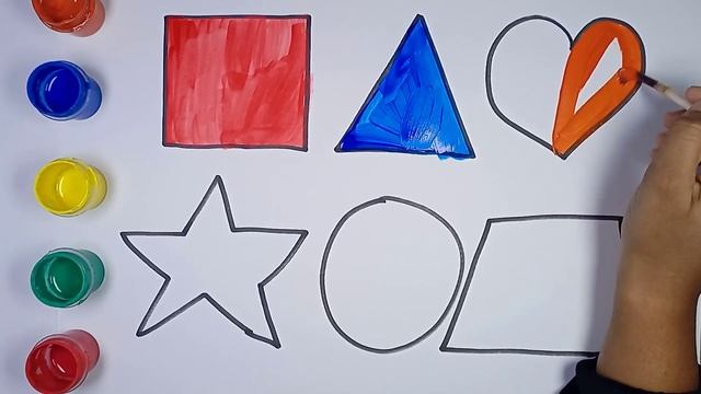 Bolalar uchun shakllar rasm chizish | Рисование фигур для детей | Drawing shapes for children смотреть онлайн