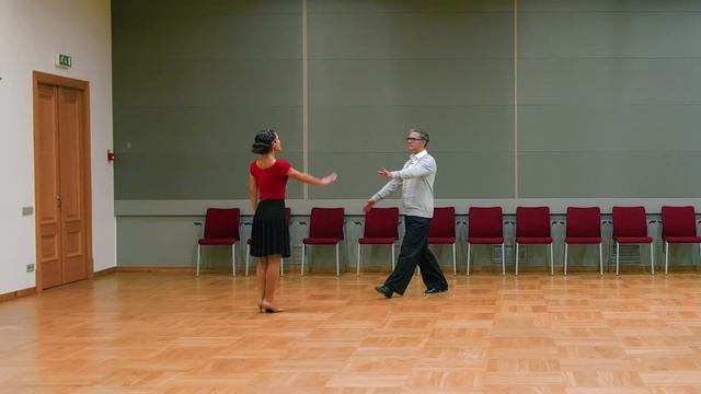 Tango Basic Routine | Five Step, Closed Promenade смотреть онлайн