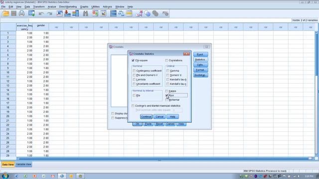 How to Use SPSS:Chi Square Test for Independence or Crosstabulation (2x2) смотреть онлайн