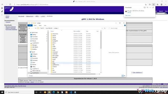Install gRPC for PHP and enable its php extension in xampp. смотреть онлайн