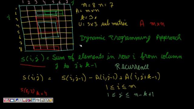Programming Interview: Maximum Sub-Matrix Sum (Dynamic Programming) смотреть онлайн