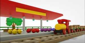 Мультик для малышей - Учим Цвета и Цифры с паровозиком Тино