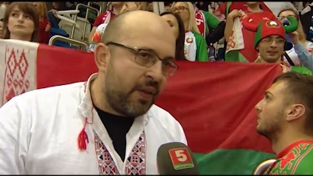Атмосфера на гандбольном матче Беларусь - Румыния. смотреть онлайн