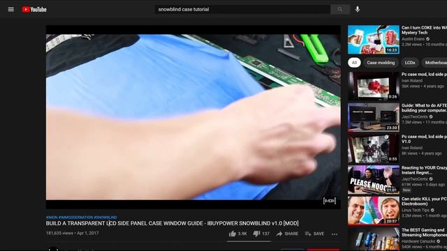 Custom Anime PC Tutorial! (How to Make a Custom LCD Side Panel) смотреть онлайн
