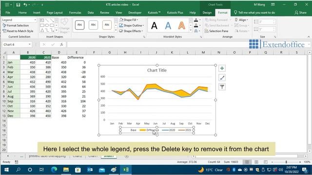 How To Shade The Area Between Two Lines In A Line Chart In Excel? смотреть онлайн