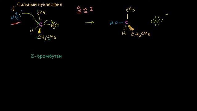 Стереохимия реакций по механизму Sn2 смотреть онлайн